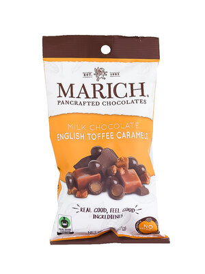 Marich English Toffee Caramels 2oz Bag, Hollister, California
