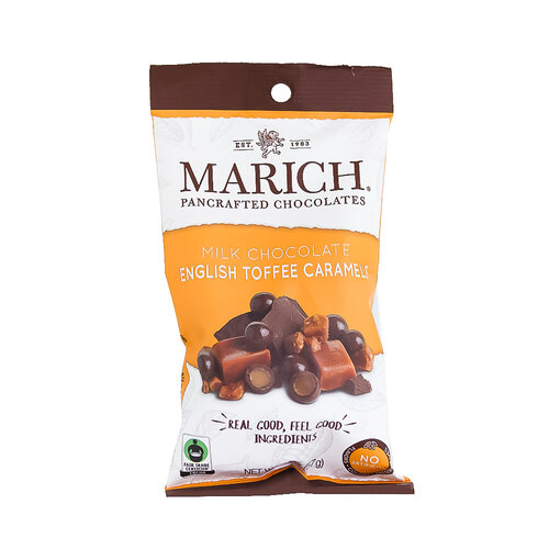 Marich English Toffee Caramels 2oz Bag, Hollister, California Marich English Toffee Caramels 2oz Bag, Hollister, California