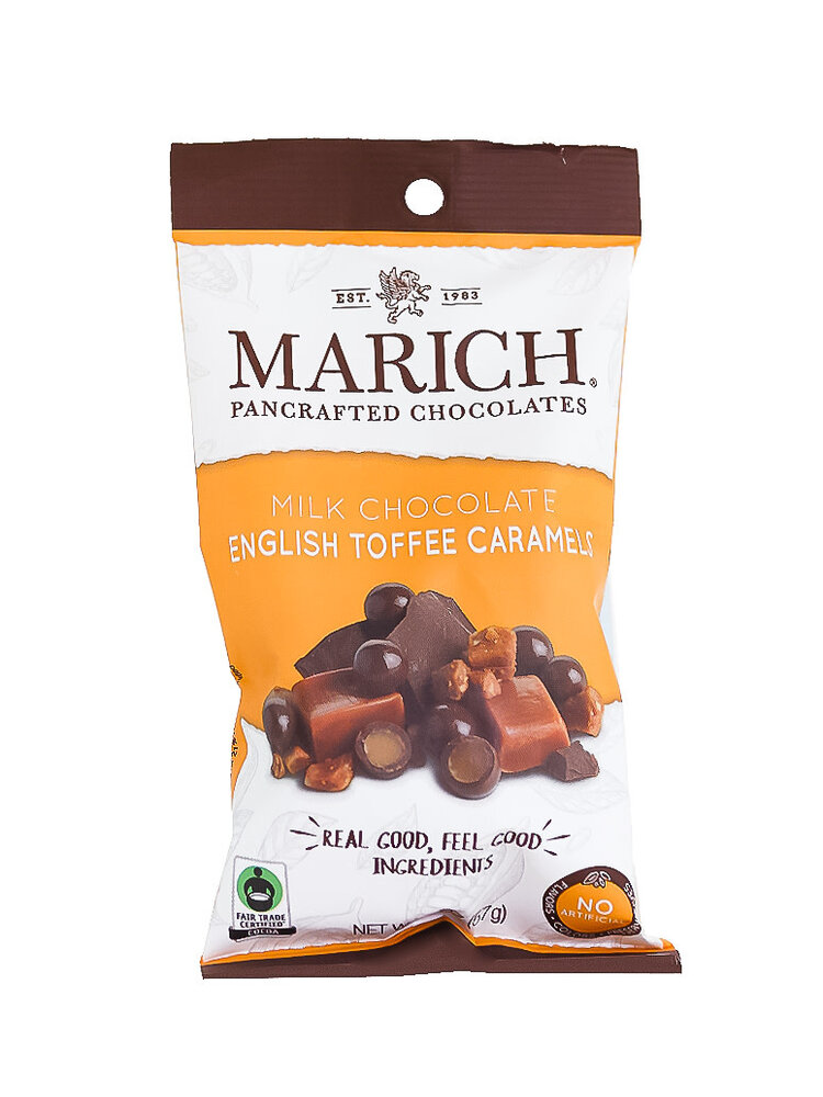 Marich English Toffee Caramels 2oz Bag, Hollister, California