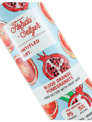 Untitled Art "Blood Orange Pomegranate" Florida Seltzer 12oz Can - Waunakee, WI
