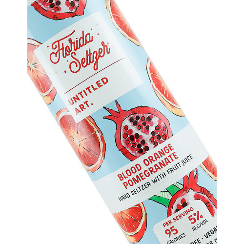 Untitled Art "Blood Orange Pomegranate" Florida Seltzer 12oz Can - Waunakee, WI Untitled Art "Blood Orange Pomegranate" Florida Seltzer 12oz Can - Waunakee, WI