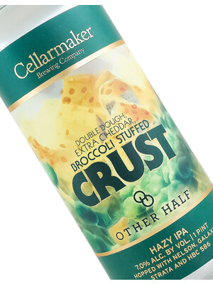 Cellarmaker Brewing/Other Half Brewing "Double Dough, Extra Cheddar, Broccoli Stuffed Crust" Hazy IPA 16oz Can - Oakland, CA