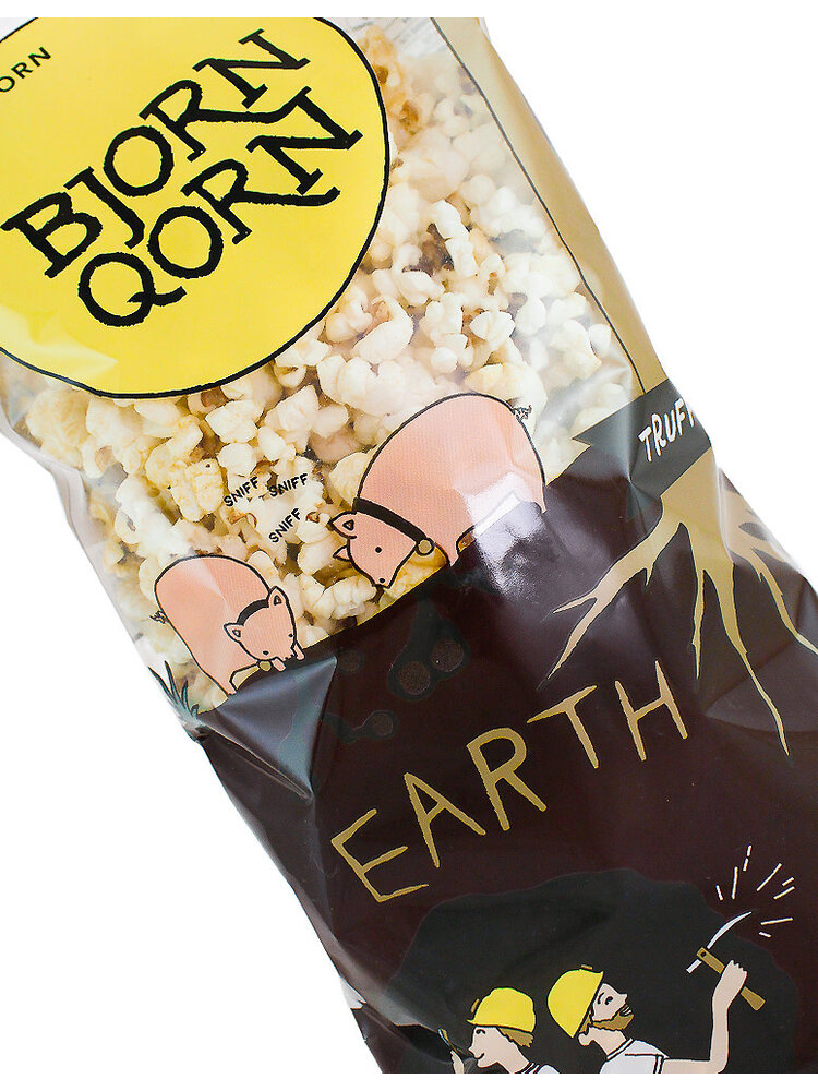 Bjorn Qorn/Urbani Tartufi "Earth" Truffle Sun-Popped Corn 3oz Bag