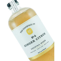 Yes Cocktail No. 4 "Ginger Citrus" Cocktail Mixer 16oz Bottle, Paso Robles, California
