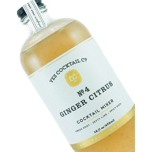 Yes Cocktail No. 4 "Ginger Citrus" Cocktail Mixer 16oz Bottle, Paso Robles, California Yes Cocktail No. 4 "Ginger Citrus" Cocktail Mixer 16oz Bottle, Paso Robles, California