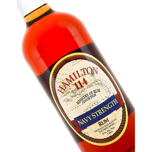 Hamilton 114 Navy Strength Rum 1 Liter Hamilton 114 Navy Strength Rum 1 Liter
