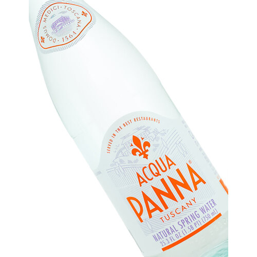 Acqua Panna Natural Spring Water 750ml Bottle, Tuscany, Italy Acqua Panna Natural Spring Water 750ml Bottle, Tuscany, Italy