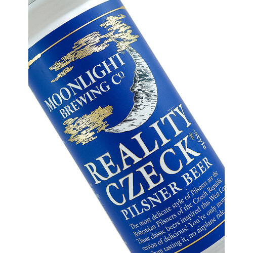 Moonlight Brewing "Reality Czeck" Czech Pilsner 16oz Can - Santa Rosa, CA Moonlight Brewing "Reality Czeck" Czech Pilsner 16oz Can - Santa Rosa, CA