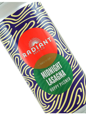 Radiant Beer "Midnight Lasagna" Hoppy Pilsner 16oz Can - Anaheim, CA