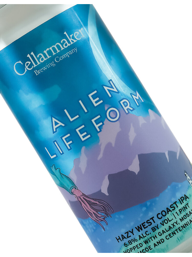 Cellarmaker Brewing "Alien Life Form" Hazy West Coast IPA 16oz Can - Oakland, CA