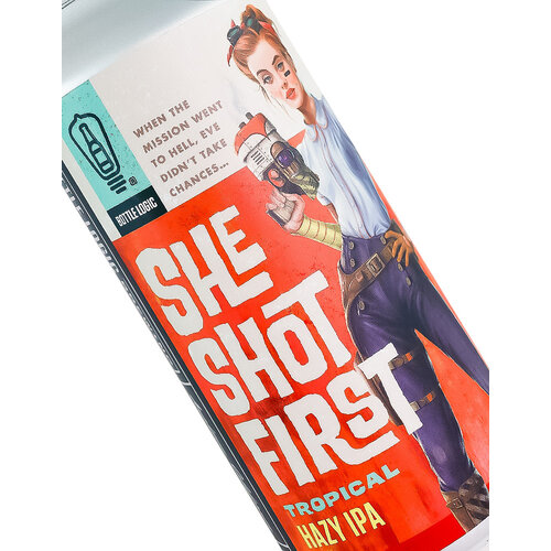 Bottle Logic Brewing "She Shot First" Tropical Hazy IPA 16oz Can - Anaheim, CA