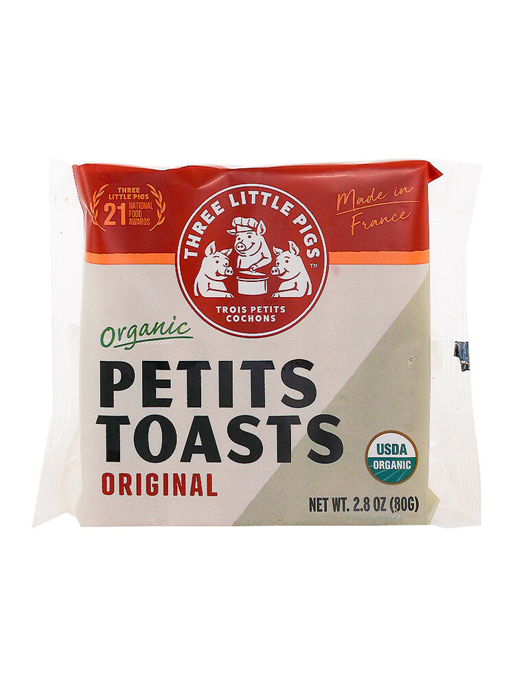 Trois Petits Cochons Petits Toasts 2.8oz Package