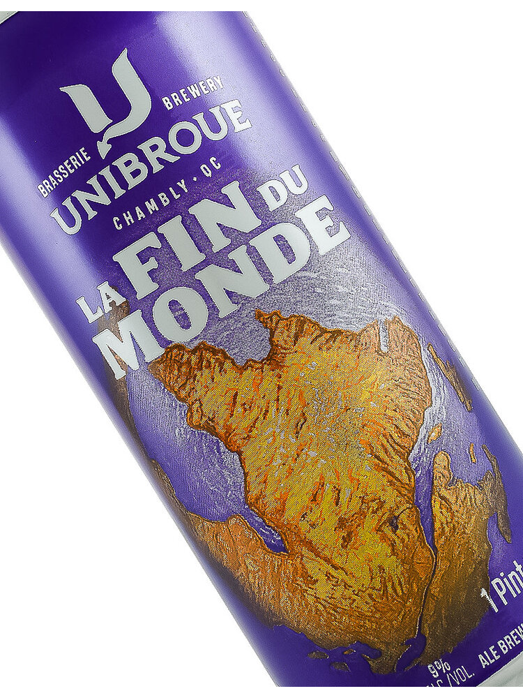 Unibroue "La Fin Du Monde" Belgian-Style Triple Ale 16oz Can - Chambly, Canada