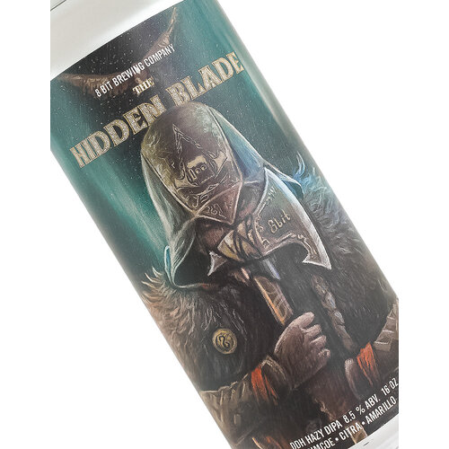 8 Bit Brewing "Hidden Blade" DDH Hazy DIPA 16oz Can - Murrieta, CA