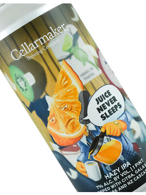 Cellarmaker Brewing "Juice Never Sleeps" Hazy IPA 16oz Can - Oakland, CA