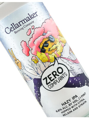 Cellarmaker Brewing "Zero Complaints" Hazy IPA 16oz Can - Oakland, CA
