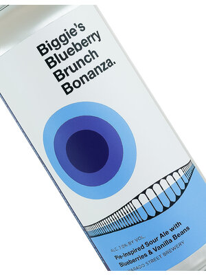 Alvarado Street Brewery "Biggie's Blueberry Brunch Bonanza." Pie-Inspired Sour Ale 16oz Can - Salinas, CA