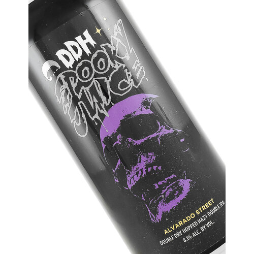 Alvarado Street Brewery "Spooky Juice" Double Dry Hopped Hazy Double IPA 16oz Can - Salinas, CA Alvarado Street Brewery "Spooky Juice" Double Dry Hopped Hazy Double IPA 16oz Can - Salinas, CA