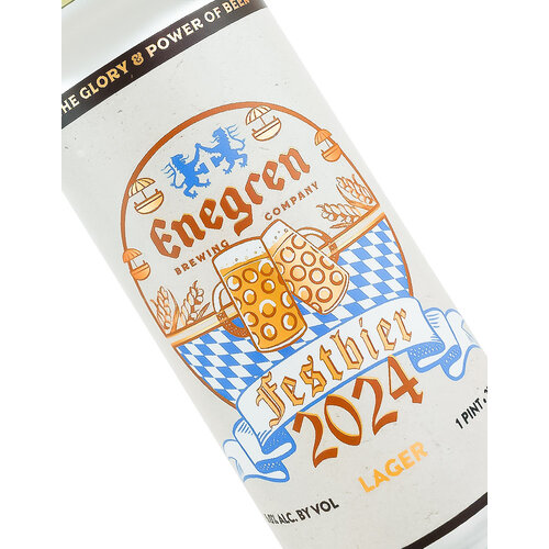Enegren Brewing "Festbier" Lager 16oz Can - Moorpark, CA Enegren Brewing "Festbier" Lager 16oz Can - Moorpark, CA