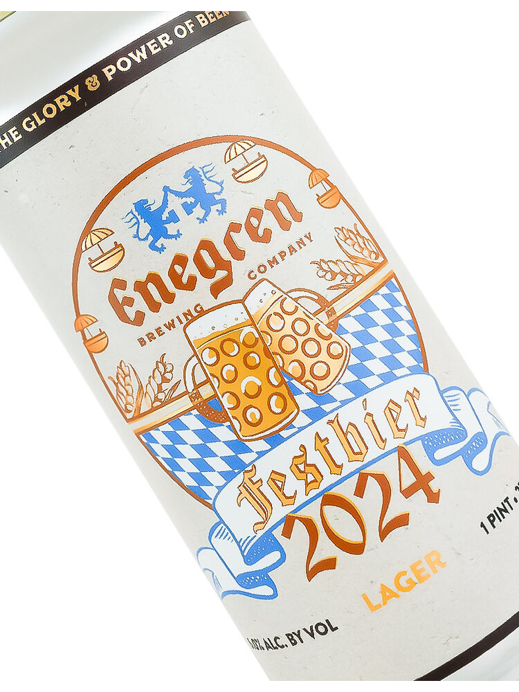 Enegren Brewing "Festbier" Lager 16oz Can - Moorpark, CA