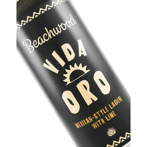 Beachwood Brewing "Vida Oro" Mexican-Style Lager With Lime 16oz Can - Huntington Beach, CA