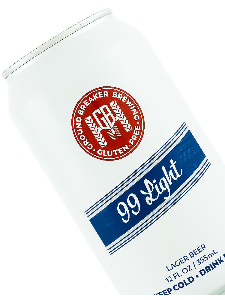Ground Breaker Brewing "99 Light" Lager 12oz Can - Portland, OR