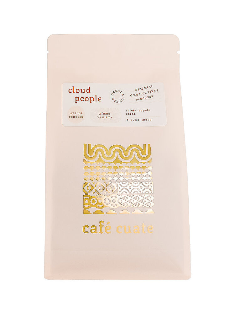 Cafe Cuate "Cloud People" Pluma Variety/Be'ena'a Communities Whole Coffee Beans 8.8oz Bag, Oaxaca, Mexico Roasted In Long Beach, California