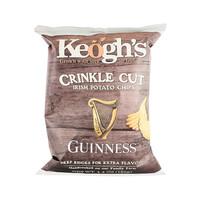Keogh's "Guinness" Crinkle Cut Irish Potato Chips 4.4oz Bag, Ireland