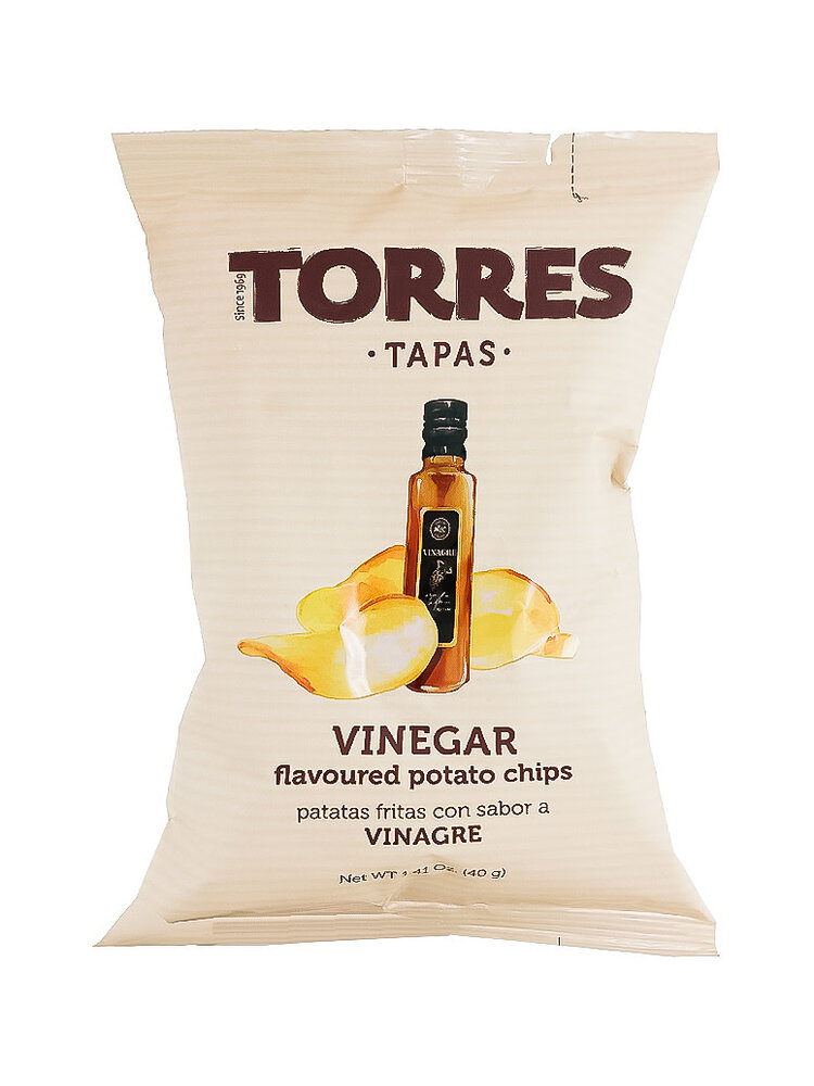 Torres Vinegar Flavoured Potato Chips 1.41oz, Spain