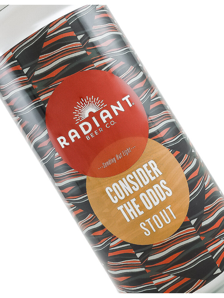 Radiant Beer "Consider The Odds" Stout 16oz Can - Anaheim, CA