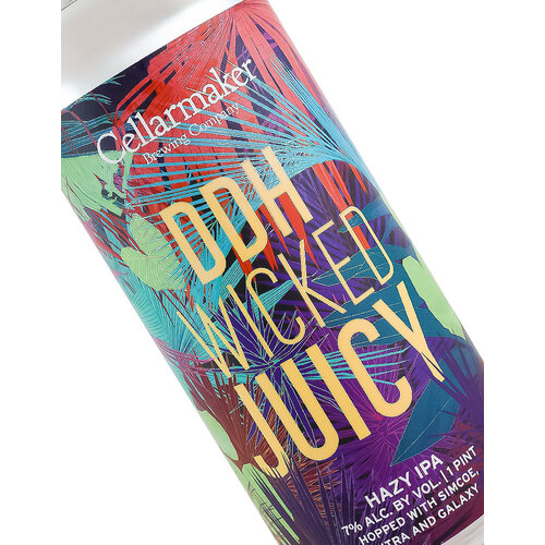 Cellarmaker Brewing "DDH Wicked Juicy" Hazy IPA 16oz Can - Oakland, CA