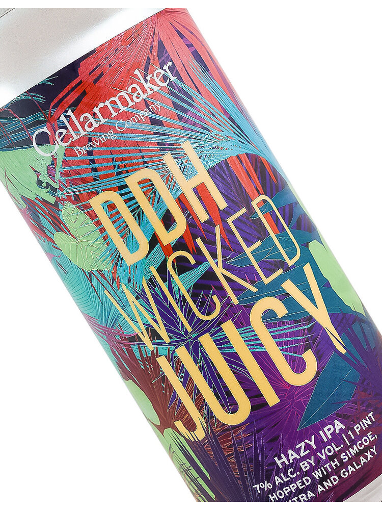 Cellarmaker Brewing "DDH Wicked Juicy" Hazy IPA 16oz Can - Oakland, CA