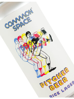 Common Space Brewery "Pitcher Beer" Rice Lager 16oz Can - Hawthorne, CA