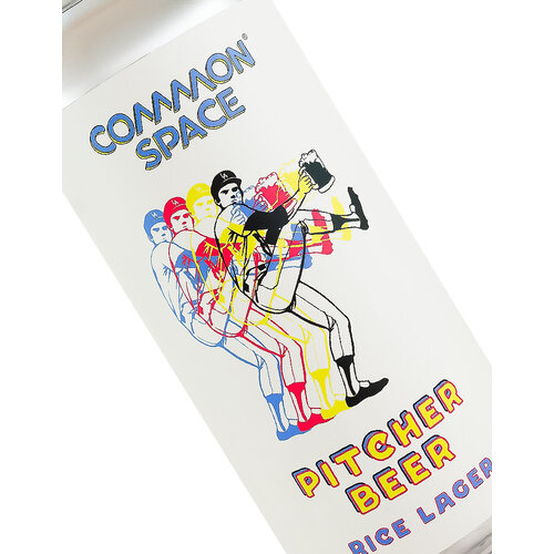 Common Space Brewery "Pitcher Beer" Rice Lager 16oz Can - Hawthorne, CA