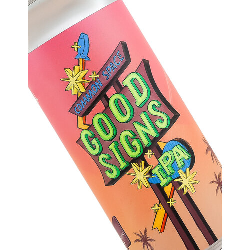 Common Space Brewery "Good Signs" IPA 16oz Can - Hawthorne, CA Common Space Brewery "Good Signs" IPA 16oz Can - Hawthorne, CA
