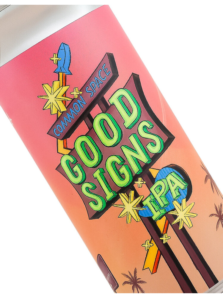 Common Space Brewery "Good Signs" IPA 16oz Can - Hawthorne, CA