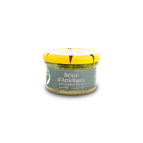 Delices du Luberon Delice d'Artichauts Artichokes Paste 3.1oz Jar, France Delices du Luberon Delice d'Artichauts Artichokes Paste 3.1oz Jar, France