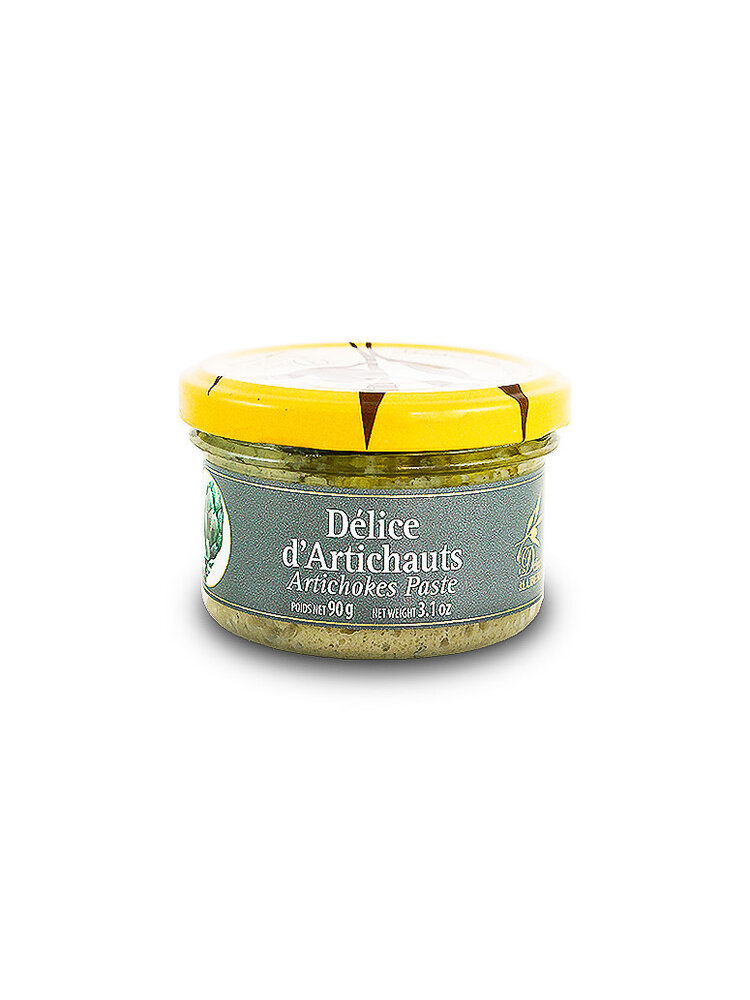 Delices du Luberon Delice d'Artichauts Artichokes Paste 3.1oz Jar, France