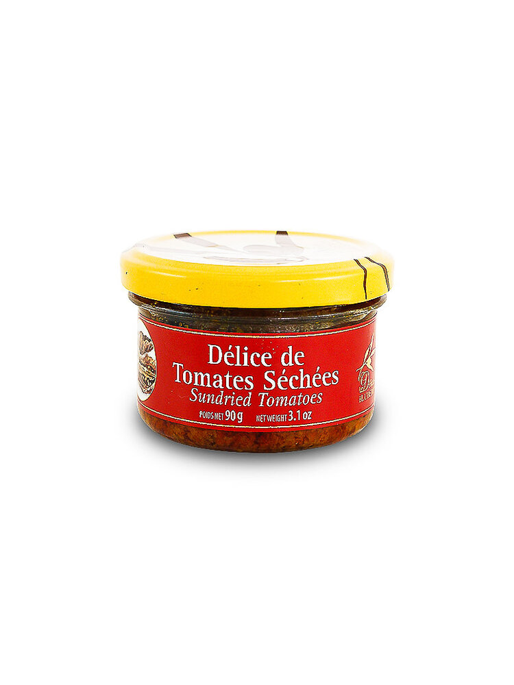 Delices du Luberon Delice de Tomates Sechees Sundried Tomatoes 3.1oz Jar, France