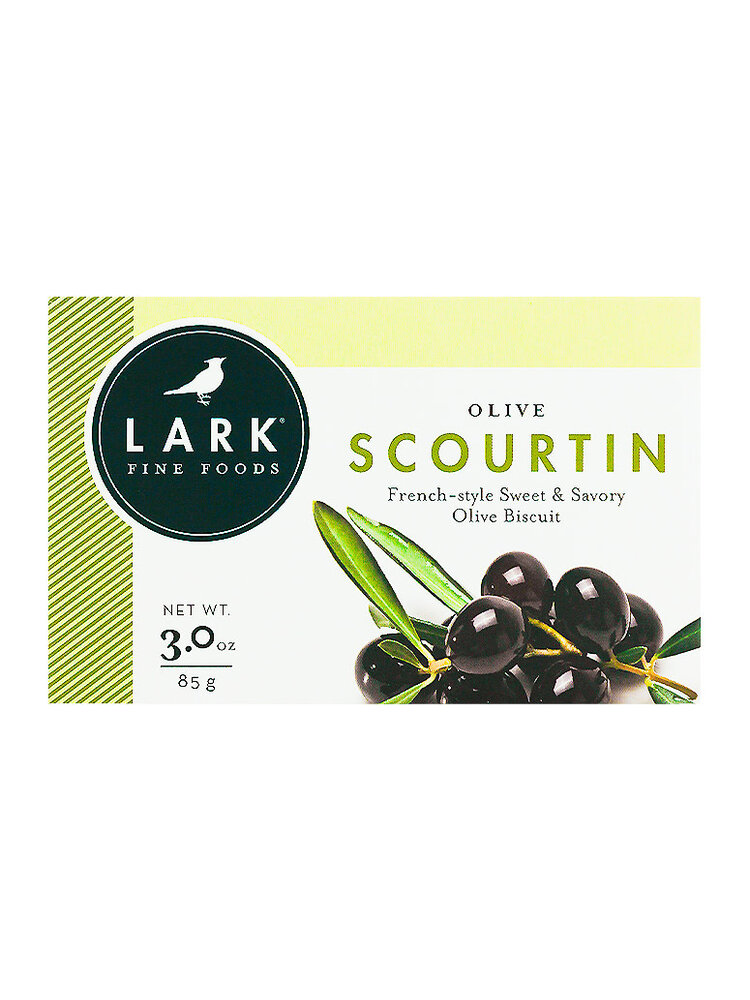 Lark "Olive Scourtin" French-Style Sweet & Savory Olive Biscuit 3oz Box, Essex, Massachusetts