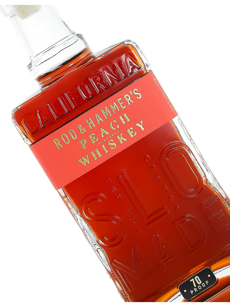Rod & Hammer's Peach Flavored Whiskey, San Luis Obispo, California