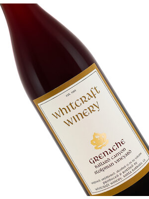 Whitcraft Winery 2022 Grenache, Stolman Vineyard, Ballard Canyon, Santa Barbara, CA