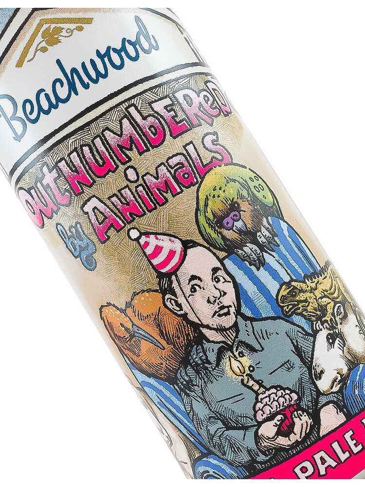Beachwood Brewing "Outnumbered by Animals" India Pale Ale 16oz Can - Huntington Beach, CA
