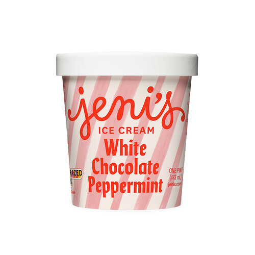 Jeni's "White Chocolate Peppermint" Ice Cream Pint, Ohio Jeni's "White Chocolate Peppermint" Ice Cream Pint, Ohio