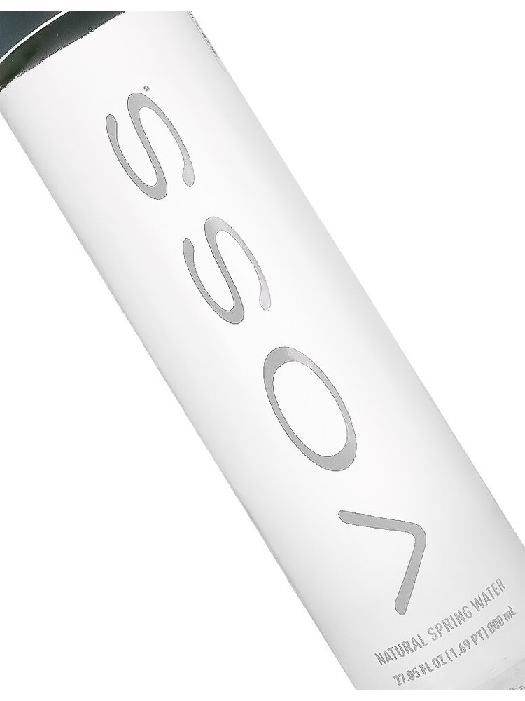Voss Natural Spring Water 27.5oz Glass Bottle
