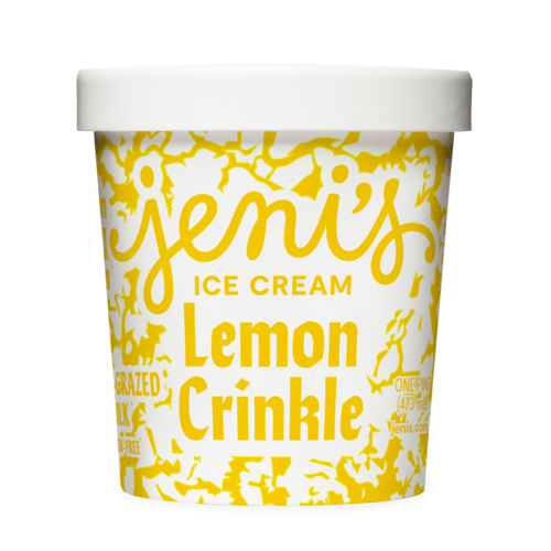 Jeni's "Lemon Crinkle" Ice Cream Pint, Ohio Jeni's "Lemon Crinkle" Ice Cream Pint, Ohio