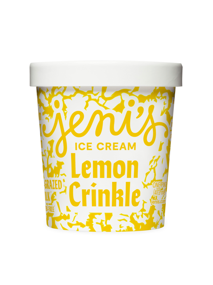 Jeni's "Lemon Crinkle" Ice Cream Pint, Ohio