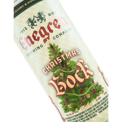 Enegren Brewing "Christmas Bock" Lager 16oz Can - Moorpark, CA