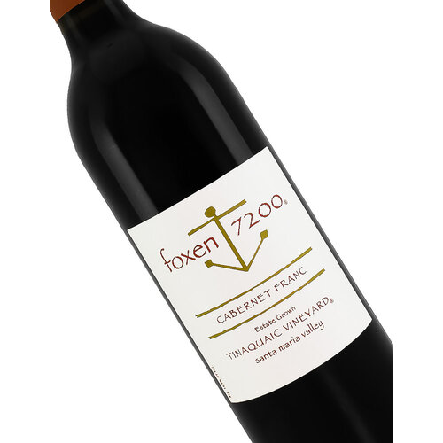 Foxen 7200 2020 Cabernet Franc, Tinaquaic Vineyard, Santa Maria Valley Foxen 7200 2020 Cabernet Franc, Tinaquaic Vineyard, Santa Maria Valley