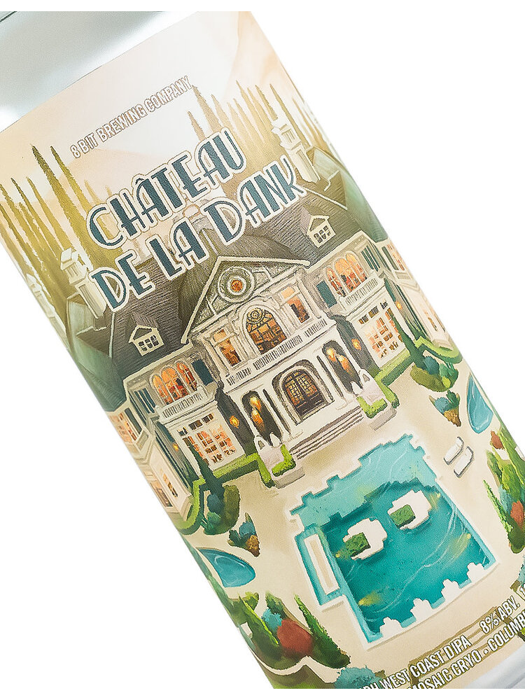 8 Bit Brewing "Chateau De La Dank" DDH West Coast DIPA 16oz Can - Murrieta, CA